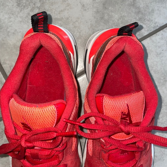 NIKE WMNS M2K Tekno Red Crimson  Suede Mesh Sneaker Size US 7.5 - Picture 10 of 11